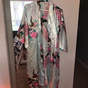 Silk Japanese robe